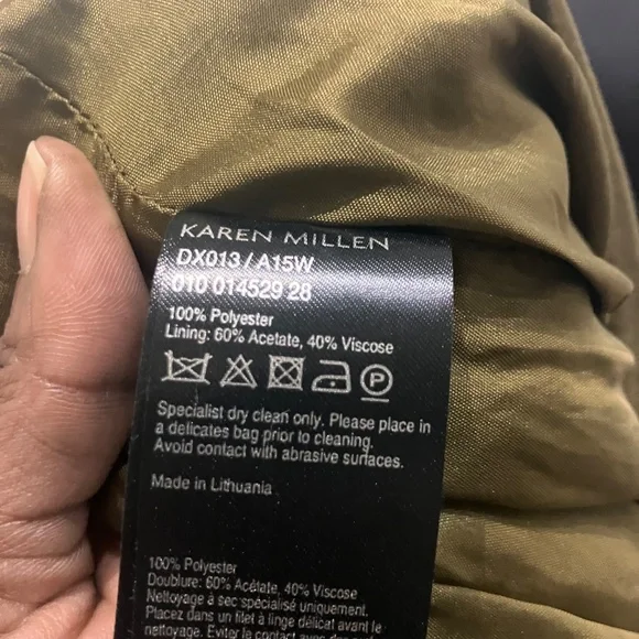 Karen Mullen green and blue floral dress - Picture 14 of 15